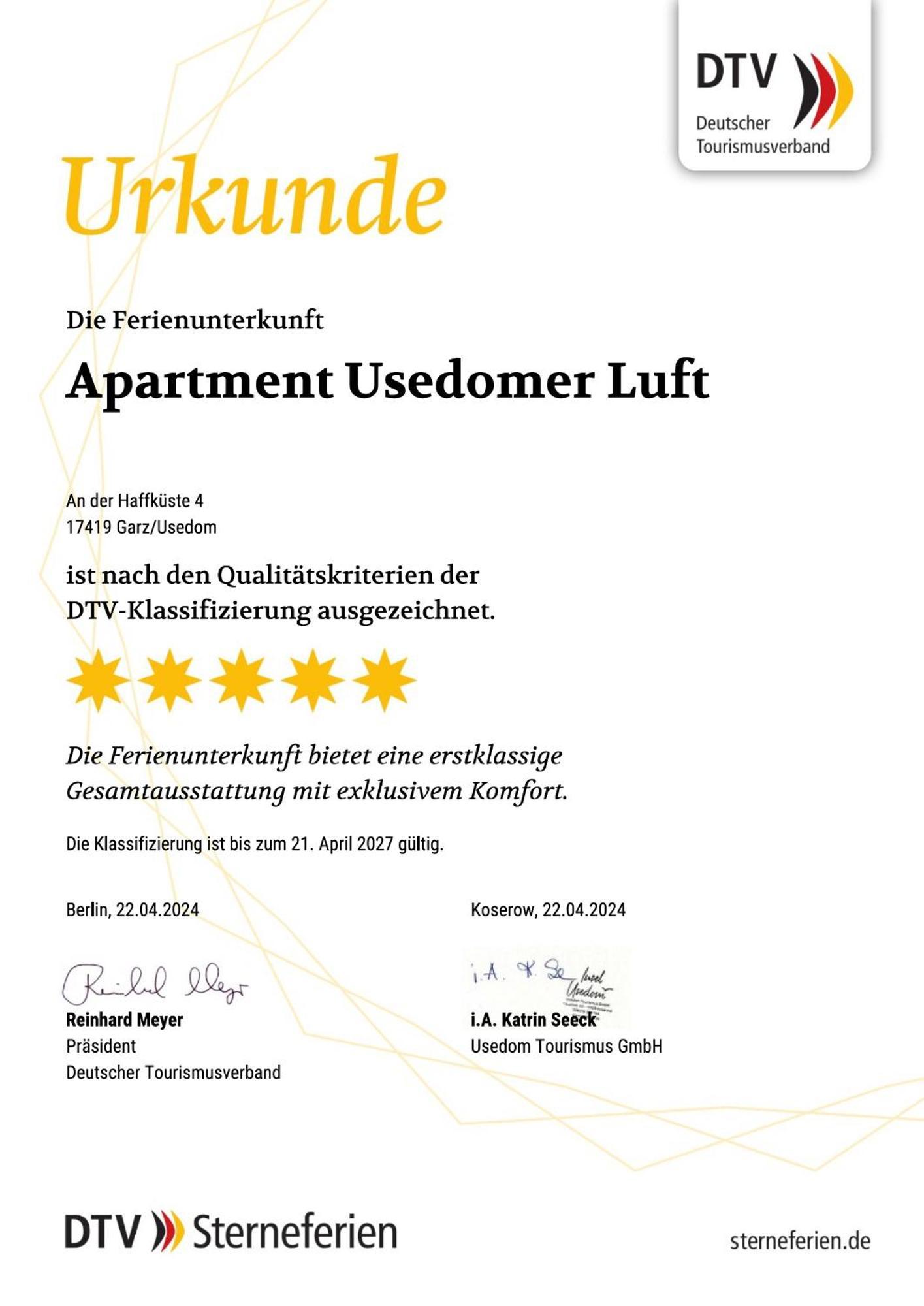Apartment "Usedomer Luft" Garz  Kültér fotó