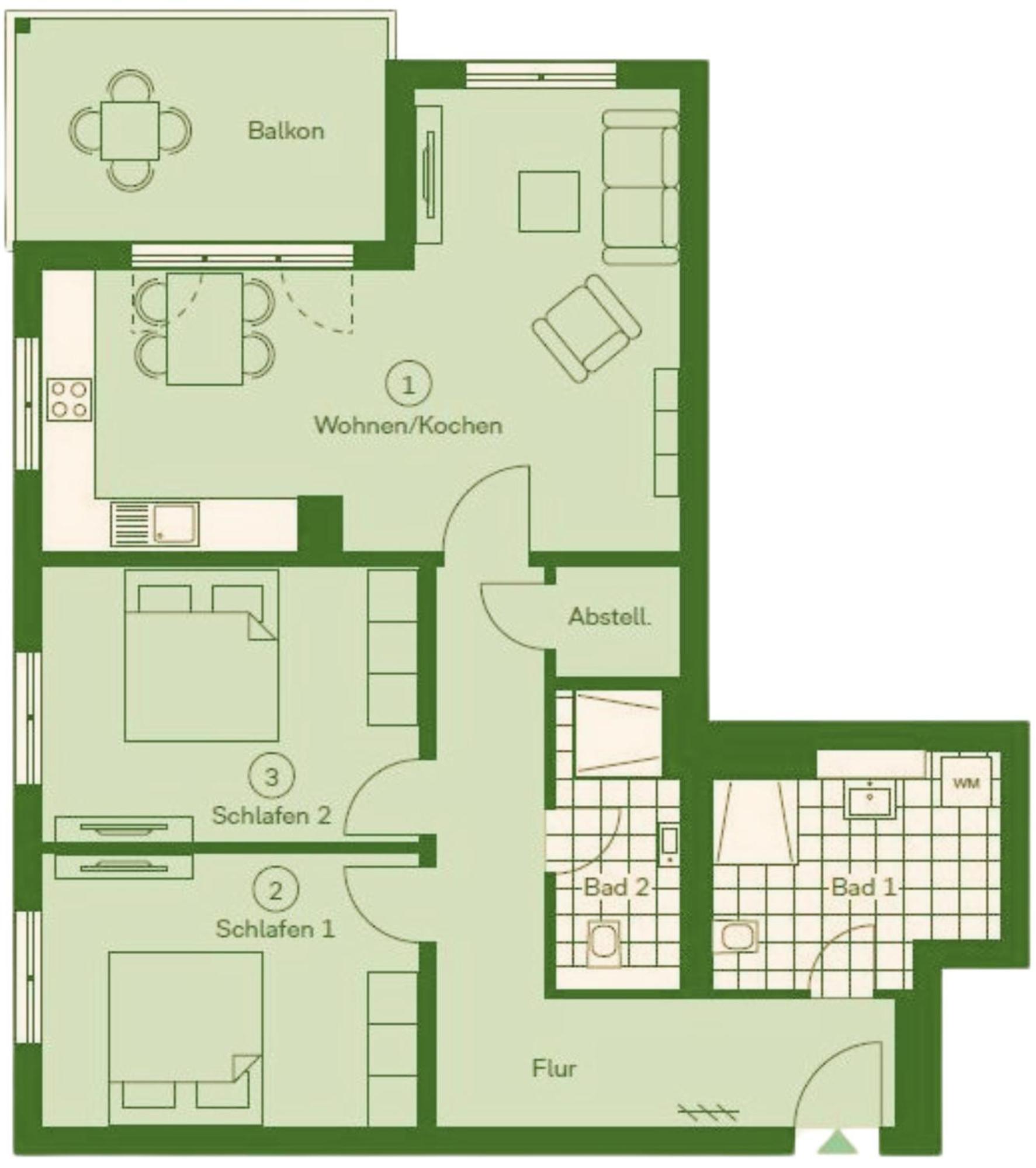 Apartment "Usedomer Luft" Garz  Kültér fotó